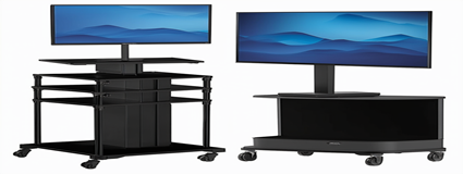 Personalizirani medijski vozički za sodobne prostore